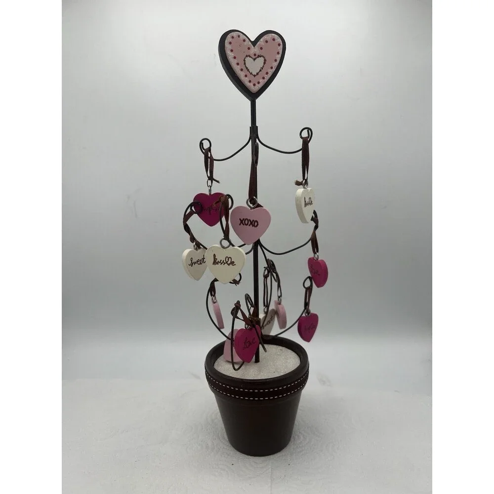 Valentine Tree, Valentines Day Centerpiece for Table, Valentine Decoration 13”